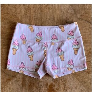 ISO Ice Cream Print Athletic Shorts - Pink— don’t buy!